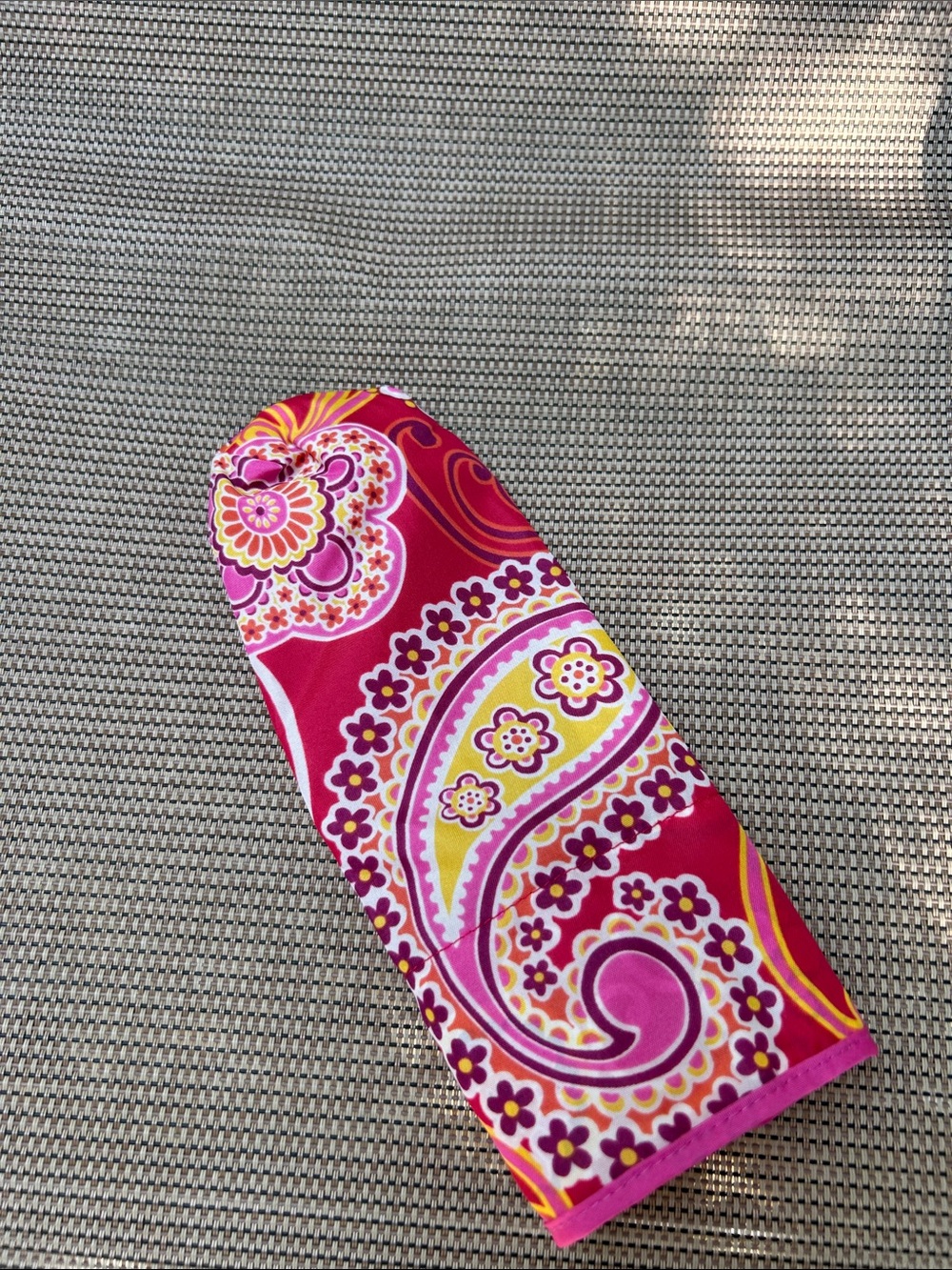 Vera Bradley Bright Pink Paisley Print Umbrella Cover